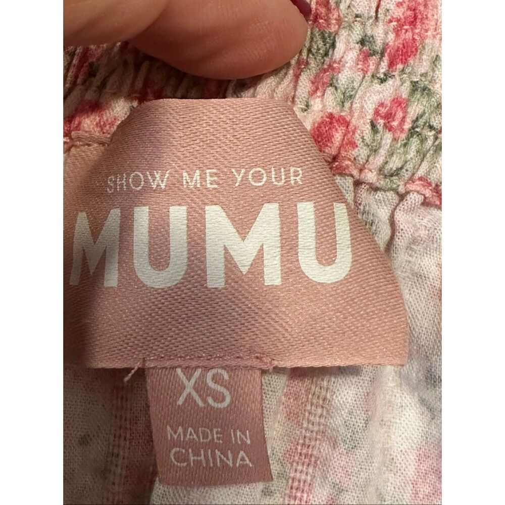 Show Me Your Mumu Charm Mini Skirt in Little Rose Floral, size XS - Picture 6 of 7